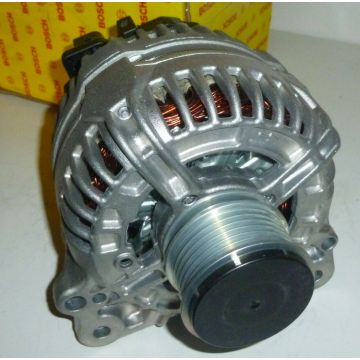 0123515003, BOSCH  ΔΥΝΑΜΟ VAG   12V 120 Amp  0986042810    AUDI A4 ( B5 ) VW PASSAT 1.9 TDI DIESEL 1995-2001 BOSCH 120amp   Clutch Pulley PV5 x 56   Audi / VW / Seat / Skoda Replacing 0123 515 003 Lucas LRB430 Hella CA1248 VW Various Models - 