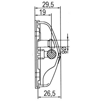 PL-619.012  DASTERI,   ΠΛΑΦΟΝΙΕΡΑ PL-619.12 – DASTERI, Πλαφονιέρα στρόγγυλη γαλακτούχα - 