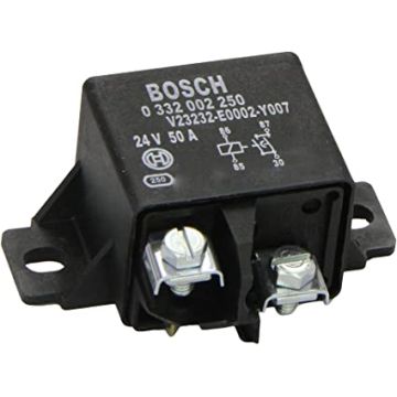 0332002257, BOSCH  24V 50/50Amp.    BOSCH ΡΕΛΕ     Relay BOSCH 0332002257 24 V50A DAF: 0673514, 673514. IVECO: 9673514. BOSCH 0 332 002 257 (0332002257) Relay, start repeater - 