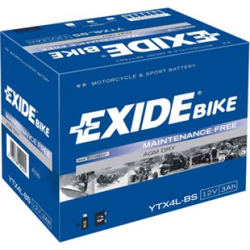 EXIDE MC MAINTENANCE FREE BATTERY YTX4L-BS (3 А/ч) - 