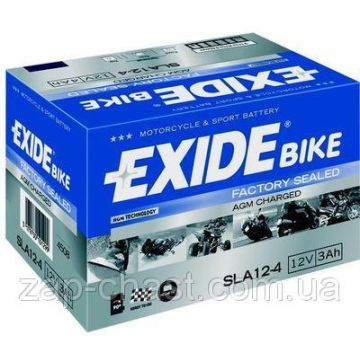 EXIDE MC FACTORY SEALED AGM CHARGED  AGM 3Ah 50A EXIDE SLA12-4 = AGM12-4  - 