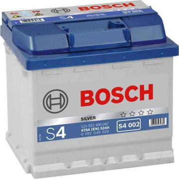 0092S40020   BOSCH ΜΠΑΤΑΡΙΑ S4 BLUE LINE (52Ah/470A) ΔΕΞ. 207x175x190     0 092 S40 020 ΜΠΑΤΑΡΙΑ S4 52Αh/470A ΔΕΞ. Κωδικός Προϊόντος : 0092S40020 ΜΠΑΤΑΡΙΑ S4 52Αh/470A ΔΕΞΙΟ - 