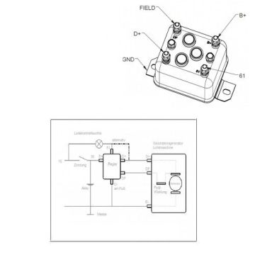 9 190 040 099  BOSCH  ΑΥΤΟΜΑΤΟΣ ΔΥΝΑΜΟΥ ΑΠΛΟΥ  BOSCH F026T02204    Original Bosch   VW Bus T1 / Porsche   [V]: 14 Volt 30 Ampere  OEM  113 903 803E  VW Käfer 1200, 1300, 1302, 1303, 1500  VW Bus / Transporter 1500, 1600  Karman Giha Coupe  VW Typ 11, 181 - 