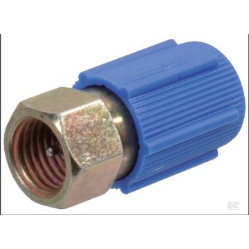 40460059  ΑΝΤΑΠΤΟΡΑΣ ΜΕΤΑΤΡΟΠΗΣ   R12 R134 ΙΣΙΟΣ  ΜΠΛΕ  	Adaptor 1/4" low side      Retrofit R134a LP adapter Adaptor Retrofit - 