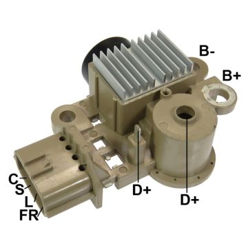 MOBILETRON VR-MD08  VOLTAGE REGULATORS     CARGO	235206 HYUNDAI	37370-38310 MOBILETRON	VR-MD08 TRANSPO	IY146   HYUNDAI	37300-39600 MANDO	AB112145 VALEO	AB112112, TA000A27301  - 