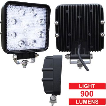 587 115 Work Lamp LED 9-36V High Power LED Square Work Light - 