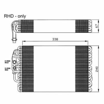 8FV351210331, BEHR-HELLA   ΕΒΑΠΟΡΕΤΑ MB E-CL. (W210)     BEHR-HELLA ΕΒΑΠΟΡΕΤΑ A/C     A 210 830 04 58 - 