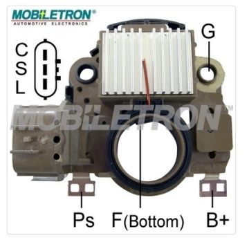 VR-H2009-109 – MOBILETRON, Αυτόματος Δυναμού τύπου Mitsubishi 14V     MOBILETRON	VR-H2009-109   ΑΥΤΟΜΑΤΟΣ   VR-H2009-109 – MOBILETRON, Αυτόματος Δυναμού Mitsubishi 14V  MITSUBISHI A3TB1891, A866X47272 TRANSPO IM472 SUBARU 23815-AA160, 23815AA160 - 