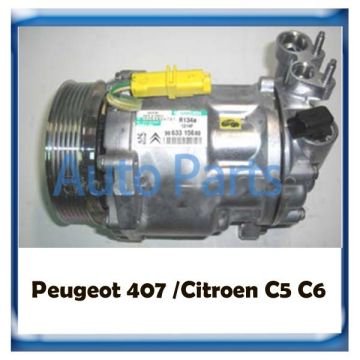 966055580 PEUGEOT / CITROEN MODEL - 407/2.7 V6HDI06-/ 607 2.7 V6 HDI C5/C6/2.7 Compressor - SANDEN MODEL - SD7C16 1335F NUMBER PK. - 6 MW. 123mm  SD7C16-1335F 966055580 Component Status	Original Power supplSanden Pulley diameter [mm]	123 Number CP	6 - 