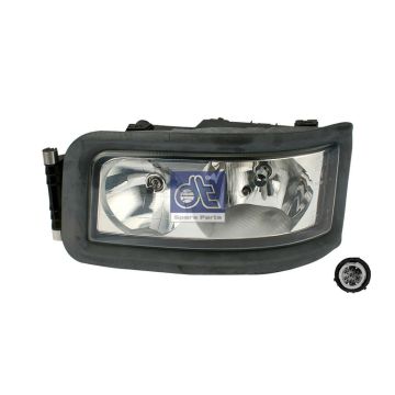 Headlamp, left electr. height control / w/o bulbs / LHD  Art. No. 3.31008  ΜΑΝ 81658152 81.25101-6357  - 81.25101-6421 - 