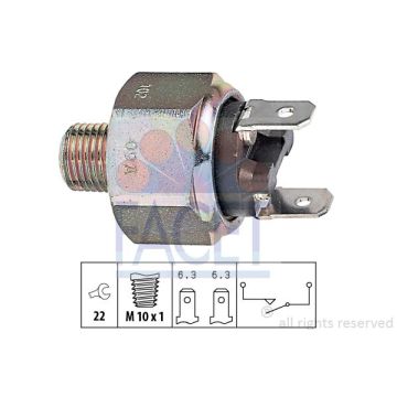 113 945 515 H    ΒΑΛΒΙΔΑ ΣΤΟΠ AUDI PORSCHE SKODA VW VW-AUDI 113 945 515 H DEMAG 45000799 FOR AUDI : 80 PORSCHE: 911,912, 914 SKODA: 100 VW: DERBY, GOLF I, JETTA I, PASSAT, POLO, SCIROCCO, TRANSPORTER II & III   BOSCH Διακόπτης των φώτων φρένων  - 