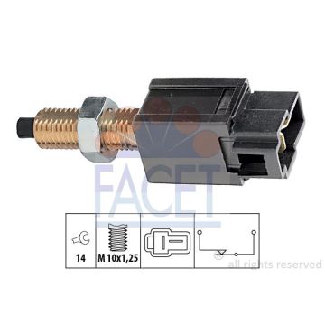 7.1169   FACET ΒΑΛΒIΔΑ ΦΡΕΝΩΝ FIAT 500, HYUNDAI GETZ, ATOS, KIA PICANTO  HYUNDAI MITSUBISHI TOYOTA SUZUKI  OEN 3 922 097 — FORD OEN UH71 66490 — FORD OEN XM34-13480-BA — FORD OEN 96 058 582 — GENERAL MOTORS OEN 3774060D00 — HOLDEN OEN 3774060D01 - 