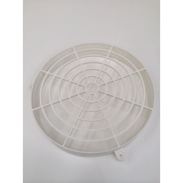 HISPACOLD 3350216  ΚΑΠΑΚΙ  Fan grid Hispacold 11" Ref.: 3350216 , 593103 3 hole fixing   Hispacold Condenser Fan Cover - White    TYPE: Cover the condenser fan HISPACOLD (the propeller 280mm) Application: SCANIA IRIZAR - 