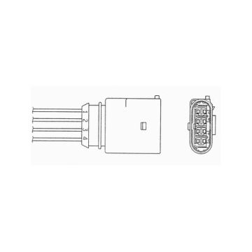 OZA510-AU1 NGK NTK    ΑΙΣΘΗΤΗΡΑΣ     Λ NGK OZA510-AU1 Audi A2 1.4 OZA510-AU1 | NGK Oxygen Sensor 1782   - 