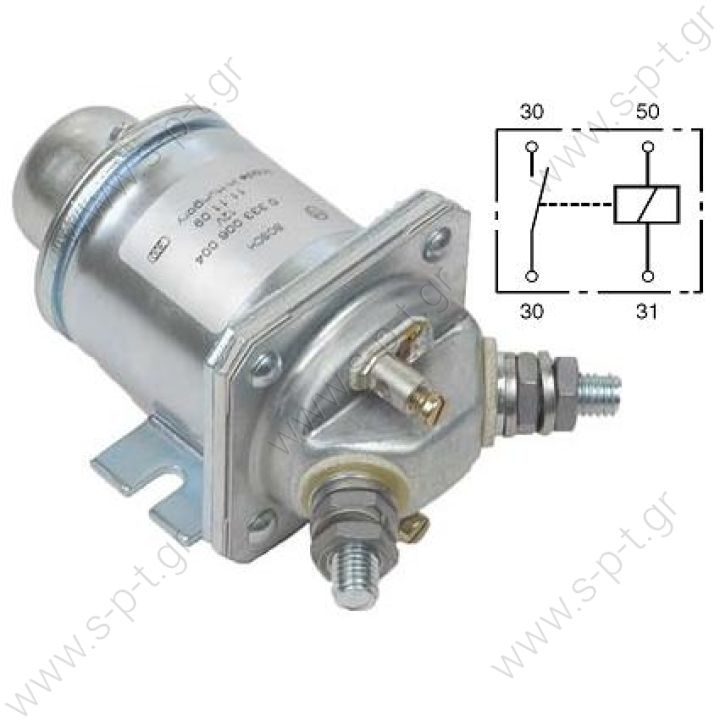 0333006004  ΡΕΛΕ ΙΣΧΥΟΣ  12V 80/800A 1sec BOSCH    1219 BOSCH  ΡΕΛΕ ΙΣΧΥΟΣ  Power relay 12V 80/800A 1sec BOSCH 0333 006 004