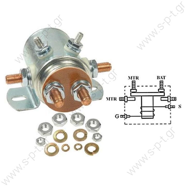 16029 CARGO  Solenoid PRESTOLITE 24V 100A/600A 5s 6T #