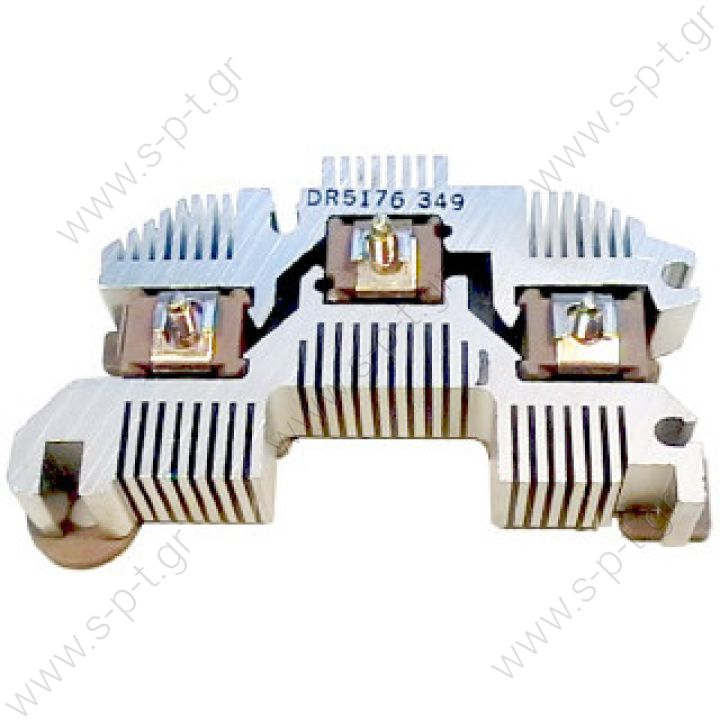 131881 ΑΝΩΡΘΟΤΡΙΑ   DELCO REMY QUALITY RECTIFIER, DELCO# 10471170, 1989774, D3931 DR5174  - Delco 1989774, 10471170, D3931      Rectifier CARGO  	DR5175  18569 TRANSPO  Rectifier DELCO REMY  RECTIFIER BRIDGE DELCO REMY ALTERNATOR 2I 22 33 34SI 