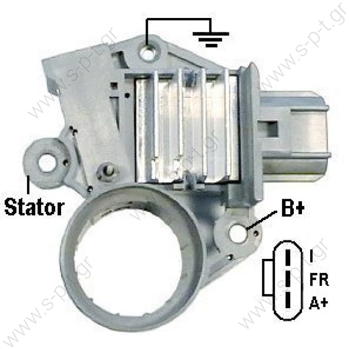 18776 TRANSPO  Regulator FORD 14.4V [I-FR-A+] 7s/LRC white