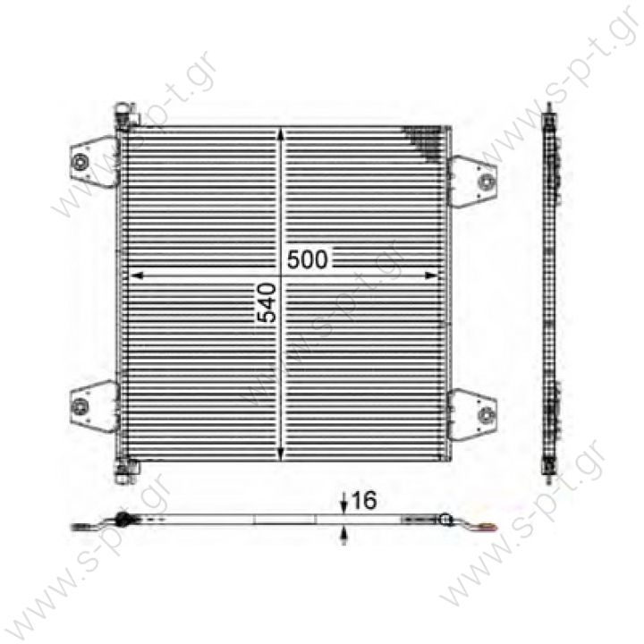 35757 Condenser  DAF  XF 105 (05-> )