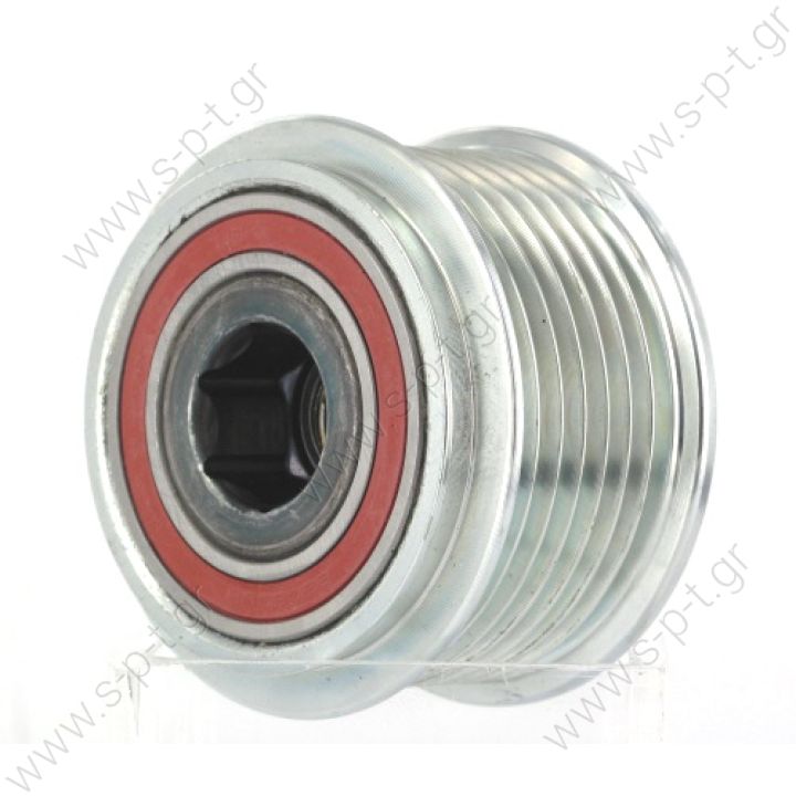 31982  ΤΡΟΧΑΛΙΑ  ΔΥΝΑΜΟΥ   NSK  Pulley PVF7 15/58-41.5 DENSO TOYOTA HILUX @ LUK 535017310 CARGO	332133 DENSO	021040-1020, 021040-1070 IKA	353941, 354341 INA	F-567525 LUK	5350173000, 535017310 TOYOTA	270600-0L20, 274150-L010, 274150-L030, 274153-0020