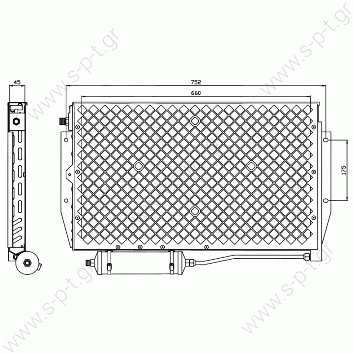 35514  Condenser   DAF 95 (87-98)