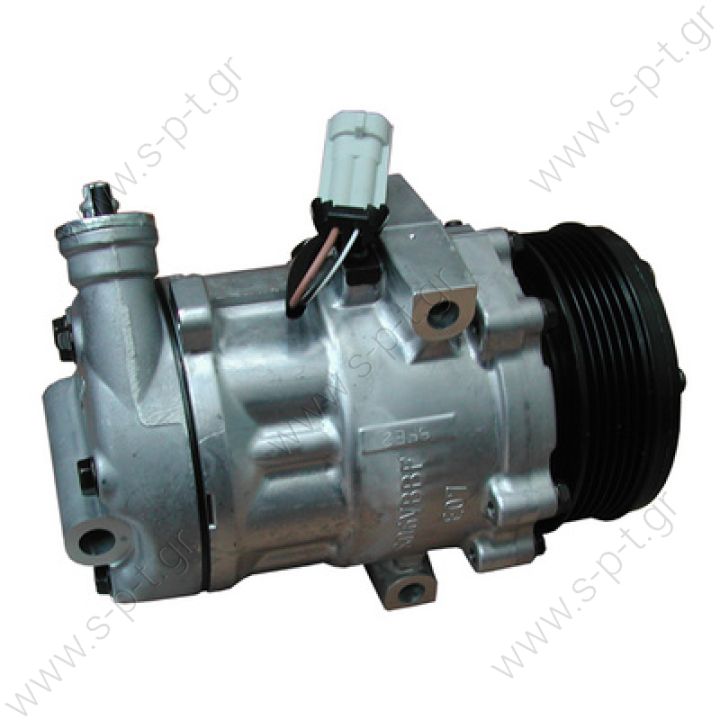 40405128  ΚΟΜΠΡΕΣΣΕΡ A/C      Compressor Sanden variable SD6V12     Trooper 3.0 D OE: 1418 - 1428 - 1429 - 1440 - 1441 - 1854107 - 1854122 - 1854147 - 24421642 - 24422013 - 6854048 - 8972127640 - 9132922 - 93176916 - 93176917 - 9518048  