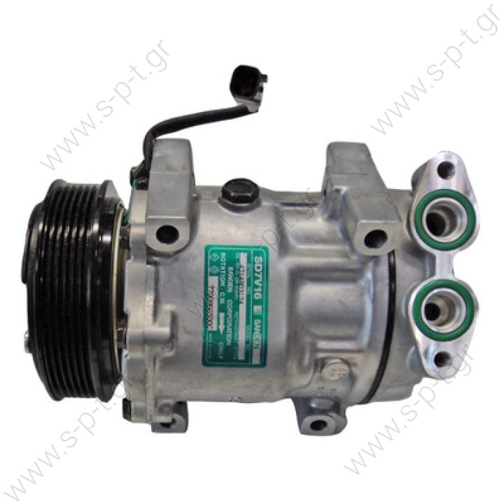 40405307   ΣΥΜΠΙΕΣΤΗΣ A/C ΚΟΜΠΡΕΣΣΕΡ FORD     Focus C-Max 1.6 TDCi Compressor, air conditioning  Συμπιεστής (κομπρέσσορας)    Sanden original 7V16 FORD FOCUS II/C-MAX     1248 / 1255 / 3M5H19D629GD / 3M5H19D629SA / 3M5H19D629   