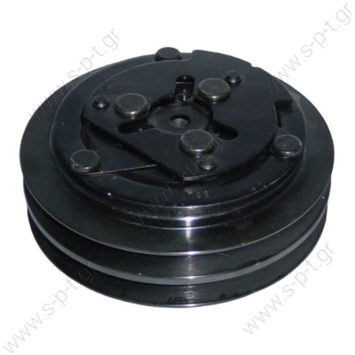 40455002  ΤΡΟΧΑΛΙΑ ΚΟΜΠΡΕΣΣΕΡ    A/C Compressor Pulley, SANDEN 7H15, 2A (A2), 132,00/ mm, Universal   Spare parts for compressors > Clutch > Sanden 7H15 / 7H13 12V 2G A Ø125mm