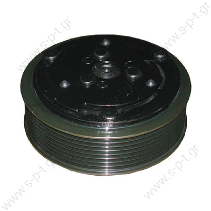 40455003  ΤΡΟΧΑΛΙΑ ΚΟΜΠΡΕΣΣΕΡ  Sanden Clutch S709/7H15 Poly 8 12V  Coil 4734-6880 (1201046)    Sanden   7H15 / 7H13 12V Poly-V 8 Ø123mm OE: 50430  A/C Compressor Clutch Kit (12V), SANDEN 7H15, 8PK (PV8), 119,00/ mm,     