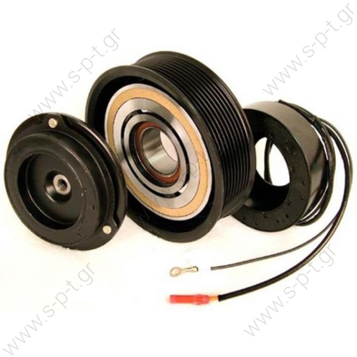 40455090  ΤΡΟΧΑΛΙΑ ΚΟΜΠΛΕ DENSO    A/C Compressor Pulley, DENSO 10PA17C, 11PK (PV11), 130,00/135,00 mm, Mercedes-Benz Truck   Spare parts for compressors > Clutch > Denso  ND7SBU16