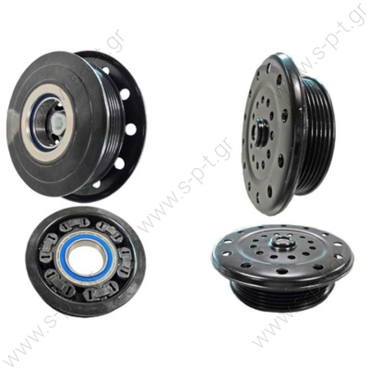 40455177   ΤΡΟΧΑΛΙΑ ΚΟΜΠΛΕ   Spare parts for compressors > Clutch > Denso ND5SE12C  CLUTCH ASSEMBLY DENSO 12V Poly-V 5 Ø105 TOYOTA AVENSIS