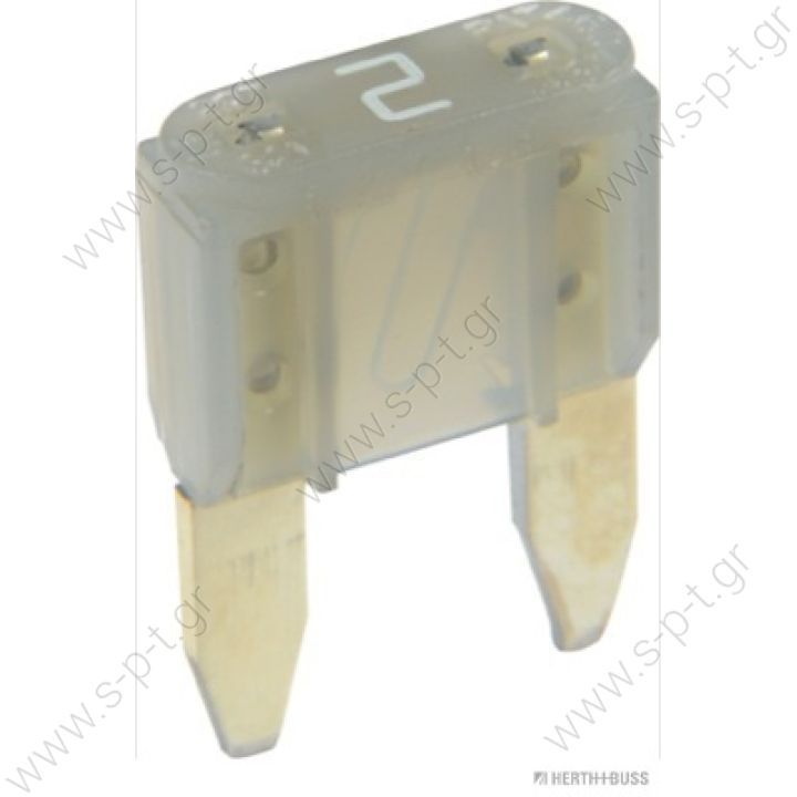 50295572  ΑΣΦΑΛΕΙΑ ΜΑΧΑΙΡΩΤΗ ΜΙΝΙ 2A ΓΚΡΙ    HERTH+BUSS ELPARTS - Fuse ΑΣΦΑΛΕΙΑ ΜΙΝΙ 2Α