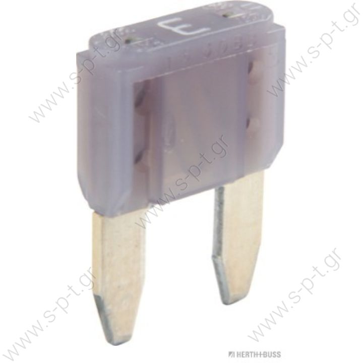 50295573    ΑΣΦΑΛΕΙΑ ΜΑΧΑΙΡΩΤΗ ΜΙΝΙ 3A  ΜΩΒ    HERTH+BUSS ELPARTS - Fuse ΑΣΦΑΛΕΙΑ ΜΙΝΙ 3Α FORD 1L3T14A094BA 4418456 GENERAL MOTORS 13 247 866 RENAULT 7703 297 150 VAG N102 615 06 VOLVO 20378930