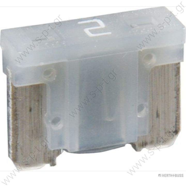 50295590 HERTH+BUSS ELPARTS  ΑΣΦΑΛΕΙΑ ΜΑΧΑΙΡΩΤΗ ΜΙΝΙ    2A  ΔΙΑΦΑΝΟ  - Fuse ΑΣΦΑΛΕΙΑ ΜΙΝΙ 2Α FORD 9L3T-14A094-HA