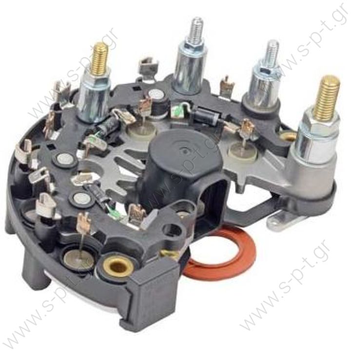 MGX909   MAHLE / LETRIKA / ISKRA  ΑΝΩΡΘΟΤΡΙΑ ΔΥΝΑΜΟΥ        RECTIFIER ASSEMBLY   50566  ΑΝΩΡΘΟΤΡΙΑ ΔΥΝΑΜΟΥ   LETRIKA (ISKRA)  Rectifier ISKRA # MGX909 *NEW* OE Mahle / Letrika / Iskra Rectifie   Letrika 16.915.778 Alternator Rectifier    