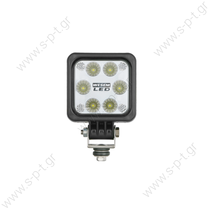 LED5F.47900  WESEM LED1F ΦΑΝΟΣ ΕΡΓΑΣΙΑΣ LED LED work lamps 12-48V - 1500lm - 2500lm  Dimensions: 100 x 100  IP Rating: IP68, IP69K  Correct polarity required. Permissible power supply voltage of 12V-24V LED module is 10-30V DC. 