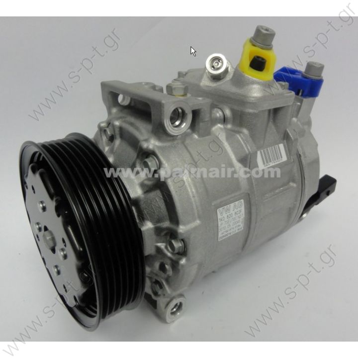 1K0820803F ΣΥΜΠΙΕΣΤΗΣ VW GOLF V, TIGUAN  447180-4340  DENSO  AUDI Audi A3 S3 8P / VW GOLF5 Golf 5 Beetle Jetta Eos Passat Touran sirocco Touareg Tiguan Sharan    OE: 1K0260589F - 1K0820803A - 1K0820803E - 1K0820803F - 1K0820803G - 1K0820803L - 