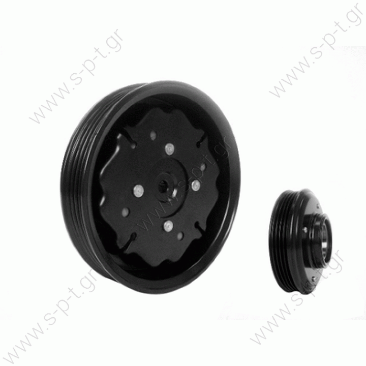 AE Compressor Parts ::  Clutch Assemblies Denso 7SEU16C Audi / VW 4PK 114mm  7SEU16C for AUDI A4 Pulley, bearing, rubber boot, Metal hub