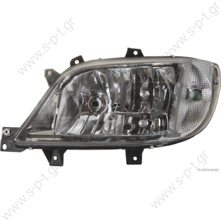 4.67952 DT Προβολείς (ΚΩΔΙΚΟΙ OEM: 901 820 26 61) αριστερά   Headlamp, left, without bulbs replaces Hella: 1EH 246 047-051 / LHD  Art. No. 4.67952  MERCEDES 80658644 MERCEDES-BENZ A 901 820 26 61 901 820 26 61 1EH 246 047-051 HELLA