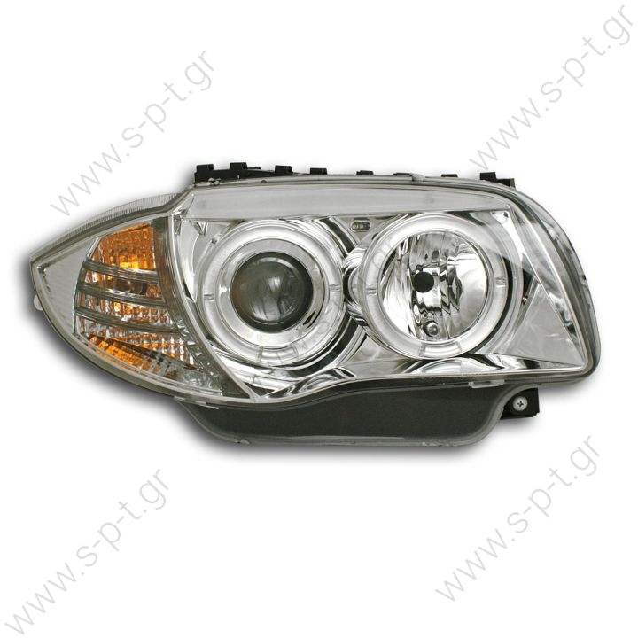 BMW 1 σειρά E87,5D/E81,3D 2004- Angel Eyes chrome