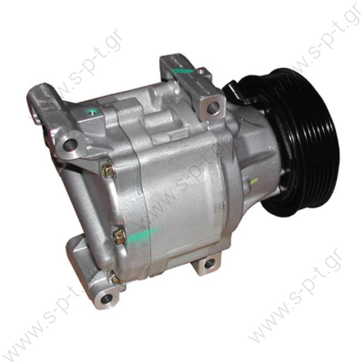 40440081 DCP09003   DENSO (*DCP09060) ΚΟΜΠΡΕΣΕΡ A/C FIAT   FIAT 500 1.3 Mjet FIAT : 46819144 LANCIA : 46819144   5A797-5600 Kompresor A/C Denso SCSC06; 100mm; PV6; 12V; H/V45°; Fiat Barchetta; Doblo; Idea; Panda; Punto; Siena; Lancia Y; DCP09003