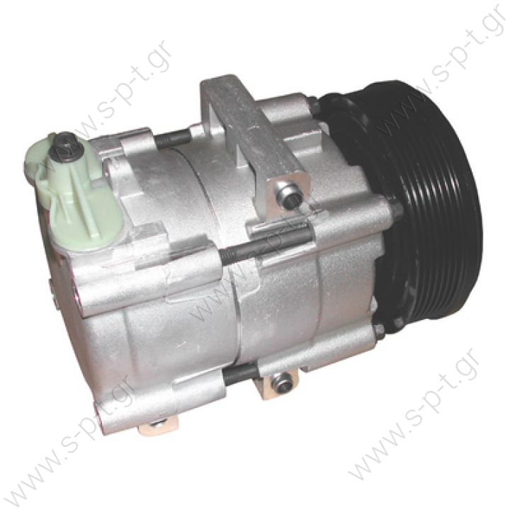 40440088 ΚΟΜΠΡΕΣΕΡ A/C  Visteon FS10    FORD Transit 2.4 D  FS10 00-04 FORD TRANSIT VI 2.4L DIESEL PV7 Transit 2.4 D01 00->05 06  OE 1016001020 - 1440713 - 1447718 - 3649381 - 4502836 - 4681621 - 4979391 - YC1H19D629AA - YC1H19D629AB - YC1H19D629AC