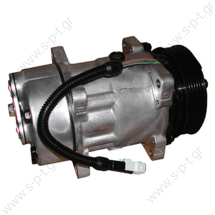 40405096CP  ΚΟΜΠΡΕΣΕΡ A/C   CITROEN BERLINGO, C5, EVASIONJUMPER, JUMPY, XANTIA, XM, XSARA  7854 Compressor A / C Sanden SD7H15; 118 mm; PV6; 12V; H; 135cc; Citroen Jumper; Xantia; XM; ZX; Fiat Ducato; Peugeot 405; 605; boxer