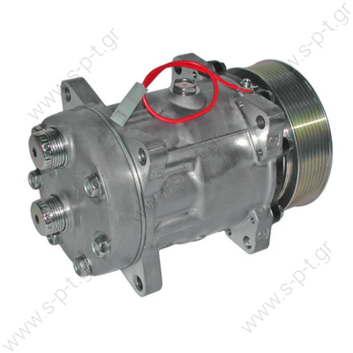 40405300  ΚΟΜΠΡΕΣΕΡ    SANDEN SD7H15-7830, ΣΥΜΠΙΕΣΤΗΣ    SD 7H15 OR Rotolock Horizontal In line 12V Poly-V 8  OE 7830 - 834309  ΚΟΜΠΡΕΣΕΡ ROVER 214, SANDEN SD7H15-7830, ΣΥΜΠΙΕΣΤΗΣ ΚΛΙΜΑΤΙΣΜΟΥ, AIRCONDITION