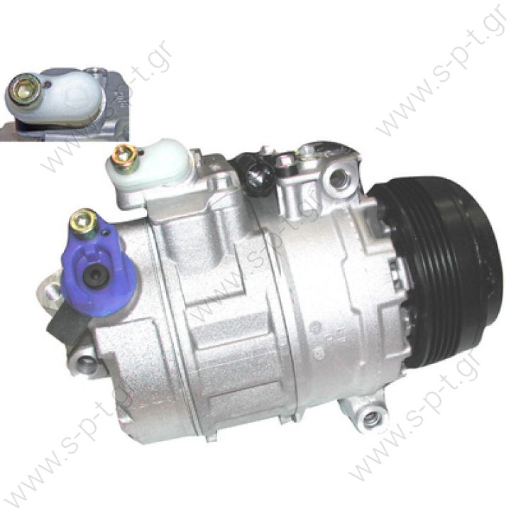 40440051 447170-9240	 Compressor A / C Denso 7SBU16C; 110 mm; PV5; 12V; V45 °; BMW 320; 323; 328; 520; 523; 728; DCP05018 BMW 3 320i E46 03 / 98-09 / 00 OE: 64526914370; 64528362414 BMW 3 323i E46 03 / 98-09 / 00 OE: 64526914370; 645283 ...    BMW E39 