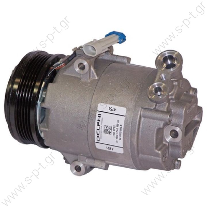 40420047 TSP0155440 Compressor A / C Harrison CVC; 109 mm; PV5; 12V; V45 °; Opel Zafira   DCP20019        OPEL Astra  "G" 1.6 16v - 1.8 16v     Original	6854010   Original	24464151	  Manufacturer	1139046