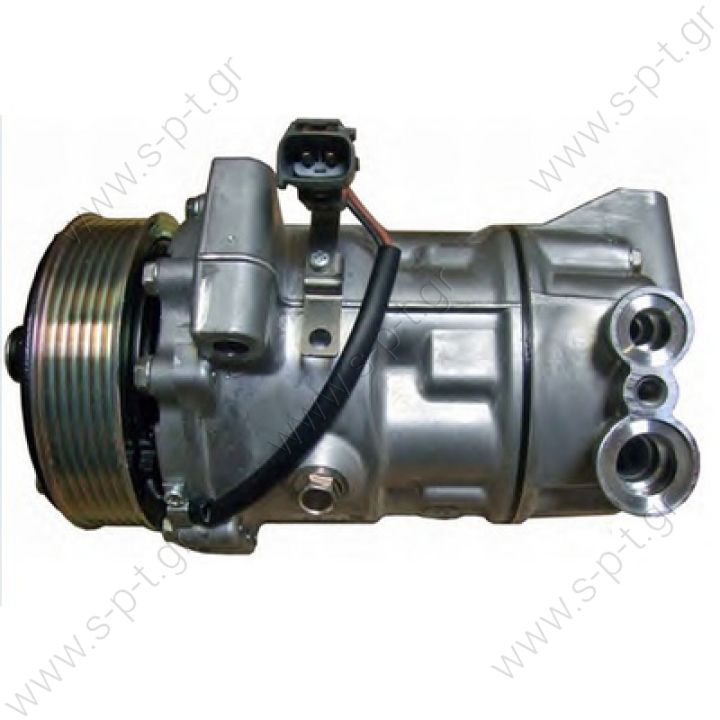 40405349 ΚΟΜΠΡΕΣΟΡΑΣ ALFA MITO / LANCIA SANDEN_  Doblo (263)  Mito 1.6 Mjet   LANCIA Delta III Serie 1.6 Mjet OEM Code 1466 - 1920 - 51820448 - 51897475 - 71724362 - 71794687 - 71794689