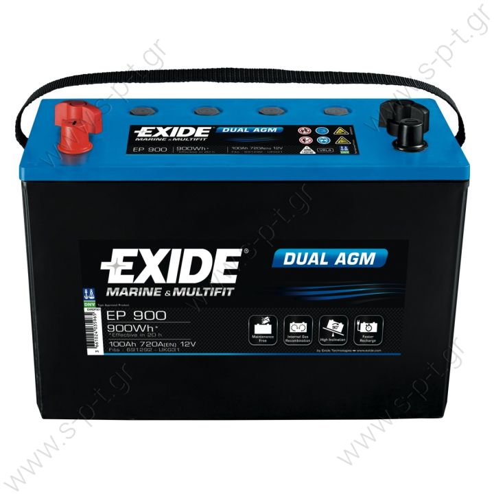 EXIDE ML DUAL AGM BATTERY