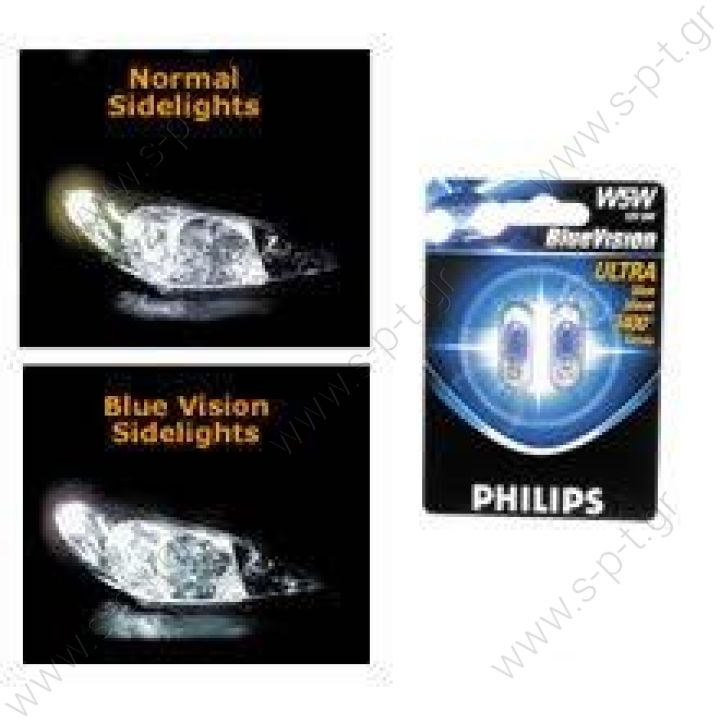 PHILIPS BLUEVISION W5W ΣΕΤ