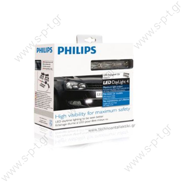 Philips LED DayLight 4 - 6.000°K Hight visibility for maximum sa